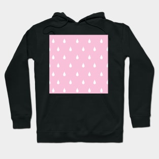 Rain drops through pink glasses Hoodie